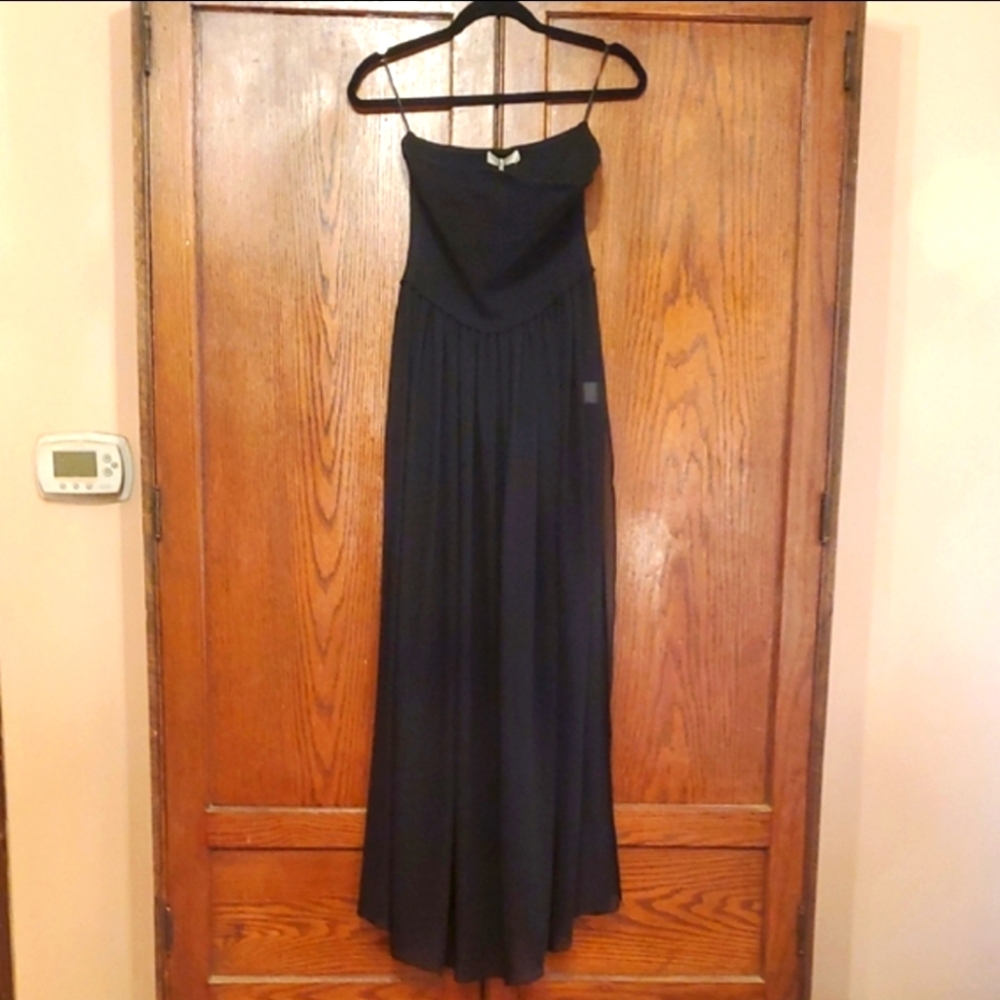 RAMY BROOK NEW YORK CALISTA DRESS SIZE LARGE Elegant Black Strapless Dress